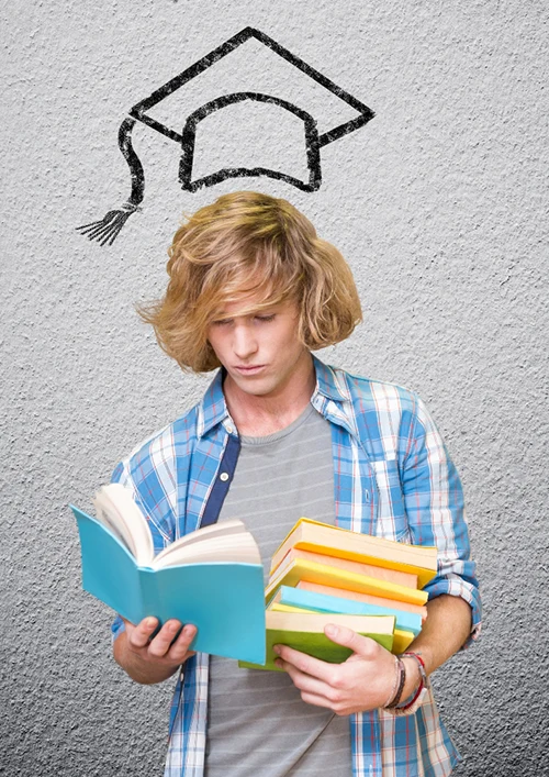 Teenager beim Lernen